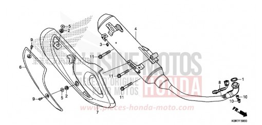 EXHAUST MUFFLER SH150ADL de 2020